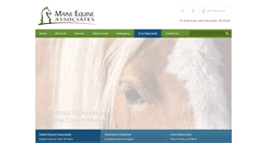 Desktop Screenshot of maineequineassociates.com